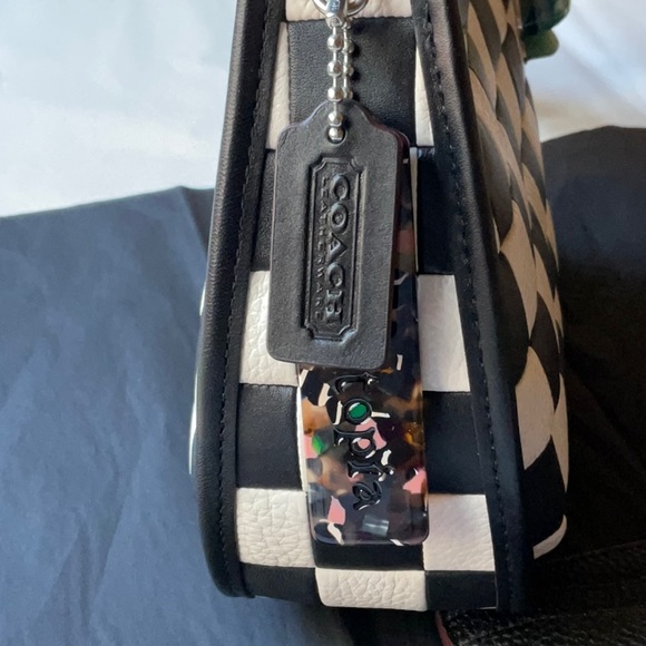 ๐ค๐๐ค COACH COACHTOPIA ERGO SHOULDER BAG WITH CHECKERBOARD PRINT ๐ค๐๐ค NWT - Picture 16 of 16